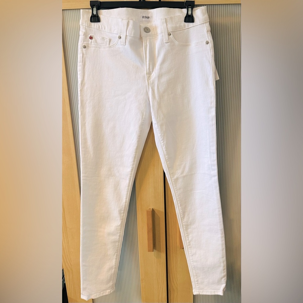 Hudson Krista Super White Skinny Jeans